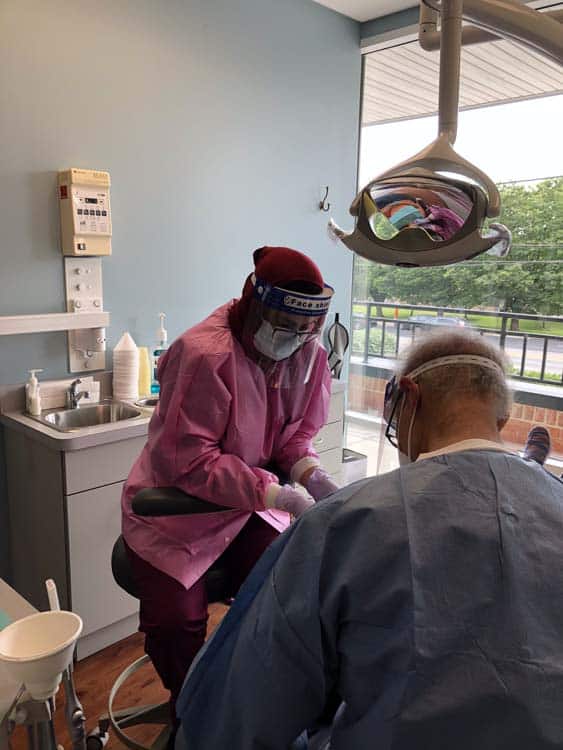 Tooth extraction consultation and patient care at Dr. Weiss Dentistry in Cockeysville MD