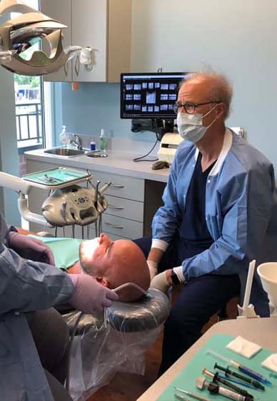 Root canal consultation and patient care at Dr. Weiss Dentistry in Cockeysville MD