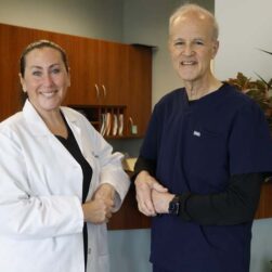 Dr. Wendy Burstein DDS periodontist with Dr. Thomas Weiss at Weiss Dentistry in Cockeysville MD